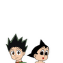 Gon Freecss and Astro Boy
