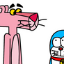 The Pink Panther meets Doraemon