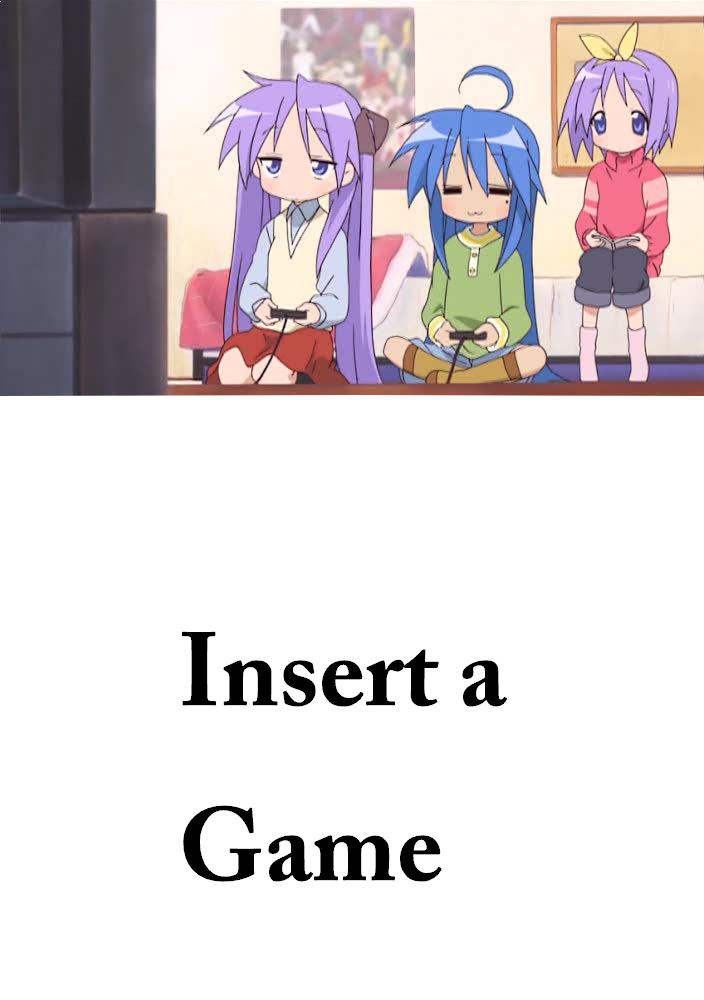 What game Konata and Kagami are playing