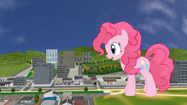 Giantess Pinkie Pie 338x600 MMD - Giantess Pinkie Pie by Ultra-Shounen-Kai-Z on DeviantArt