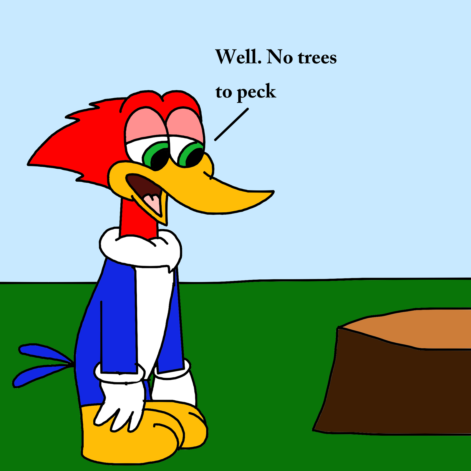 Woody Woodpecker Sees No Trees By Ultra Shounen Kai Z On Deviantart Woody Woodpecker Sees No Trees By Ultra Shounen Kai Z On Deviantart