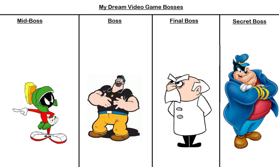 My Dream Video Game Bosses by Ultra-Shounen-Kai-Z on DeviantArt