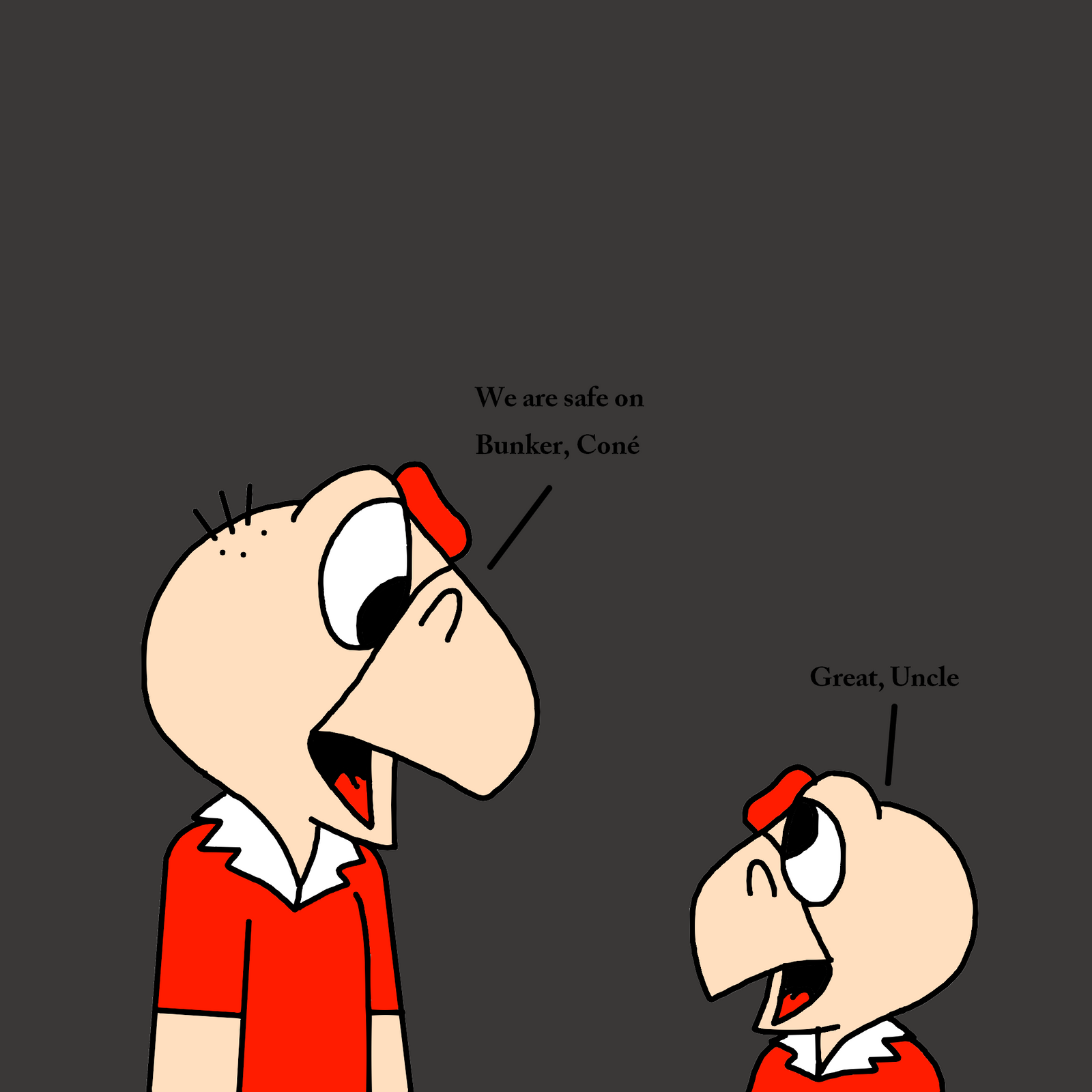 Condorito and Cone on Bunker by Ultra-Shounen-Kai-Z on DeviantArt