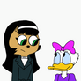 Kitty Katswell meets Daisy Duck