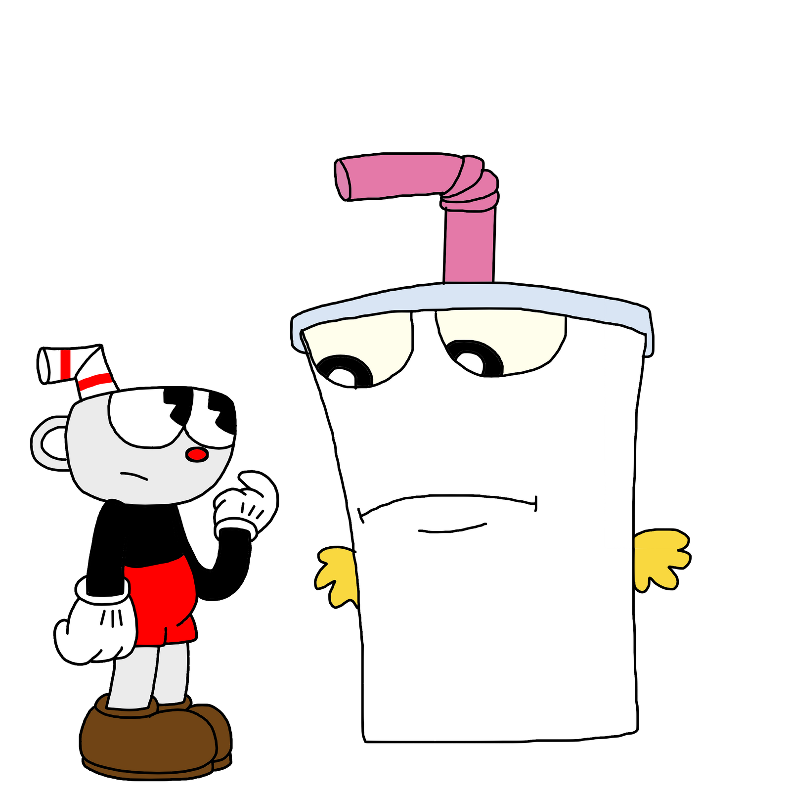 Cuphead meets Master Shake