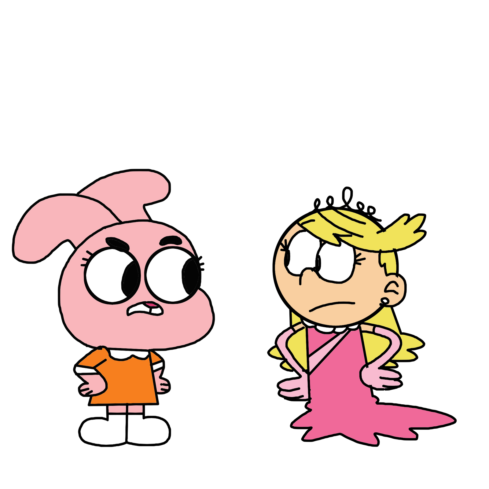 Anais Watterson meets Lola Loud