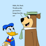 Donald Duck with Yogi Bear