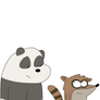 Panda and Rigby