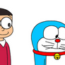 Doraemon and Nobita meets Kermit the Frog