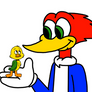 Woody Woodpecker with Yakky Doodle