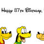 Happy 87th Birthday, Pluto
