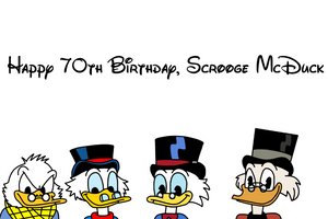 Happy 70th Birthday, Scrooge McDuck