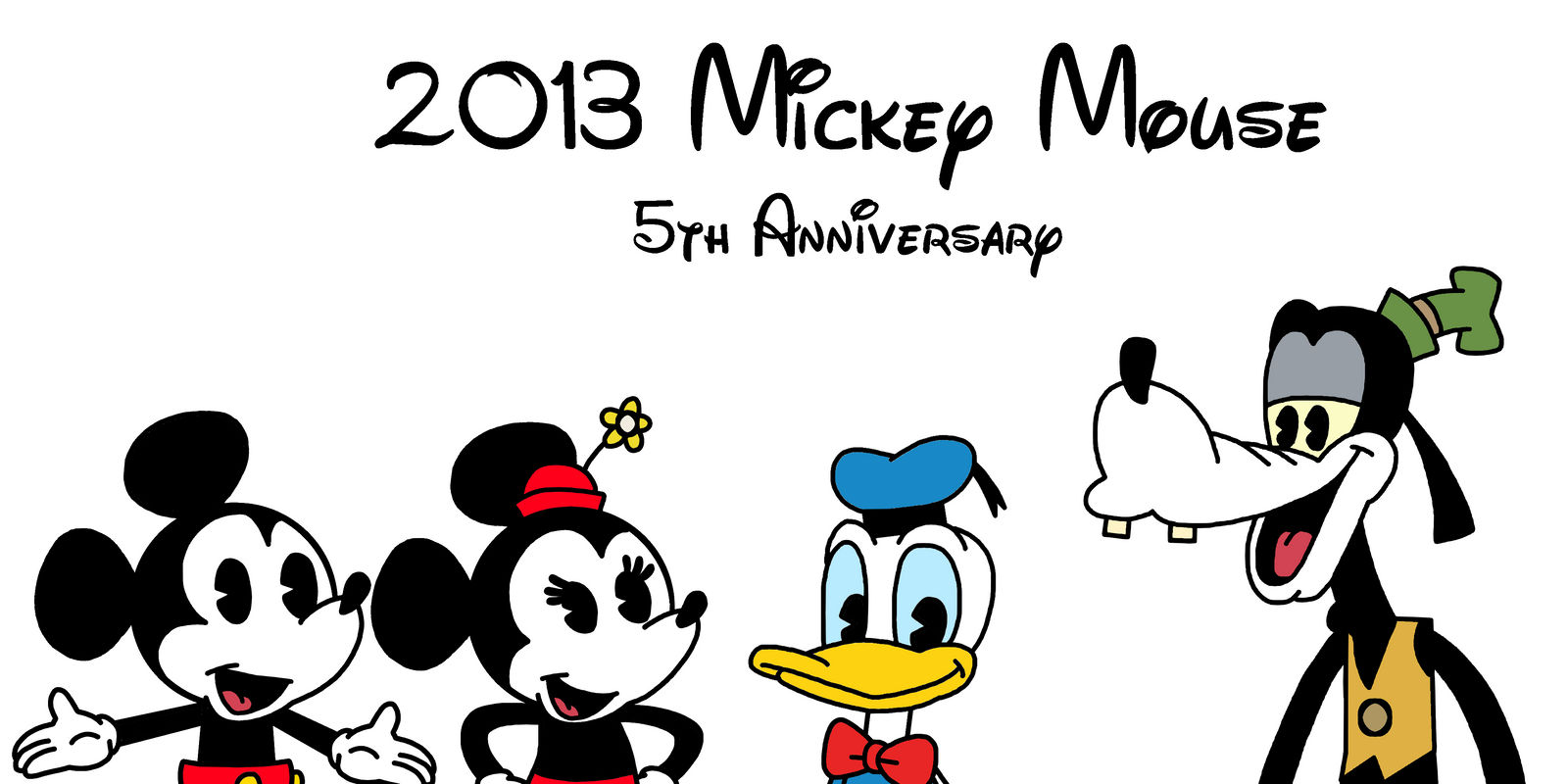 2013 Mickey Mouse - 5th Anniversary by Ultra-Shounen-Kai-Z on DeviantArt