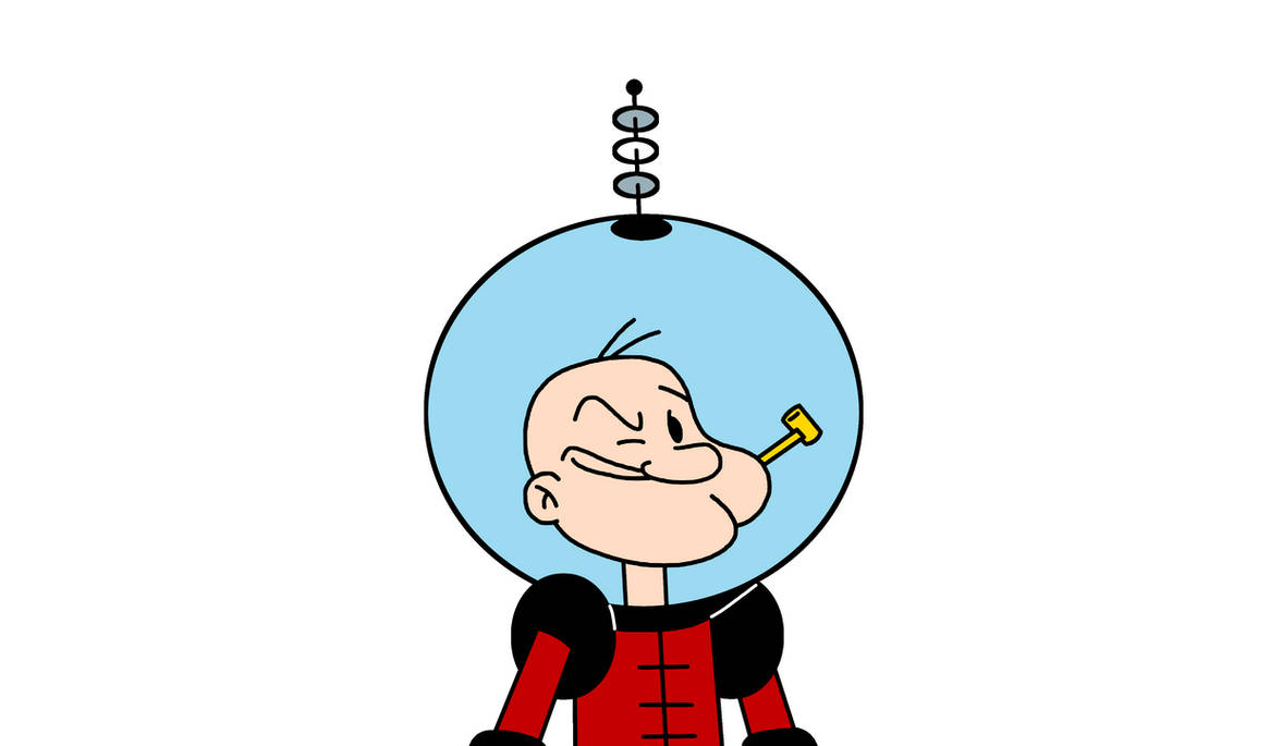 Poppy Spaceman Popeye with spaceman costume by Ultra-Shounen-Kai-Z on DeviantArt