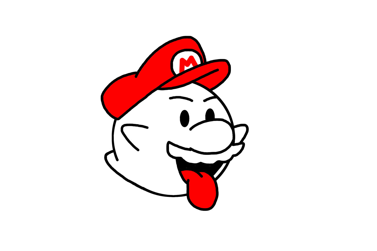 Boo Mario by Ultra-Shounen-Kai-Z on DeviantArt