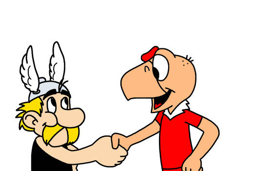 Asterix meets Condorito