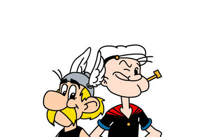 Asterix and Popeye