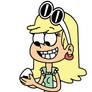 Leni Loud with a Onigiri