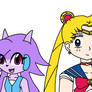 Sash Lilac and Sailor Moon