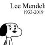 Tribute to Lee Mendelson with Snoopy