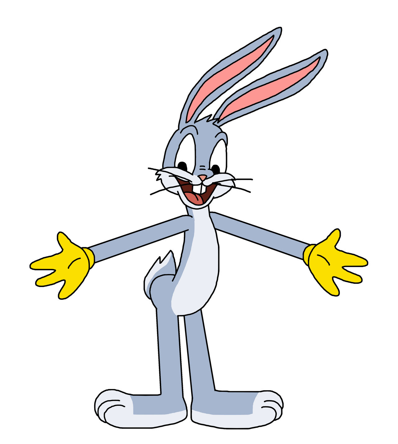 Bugs Bunny - Looney Tunes Cartoons design by Ultra-Shounen-Kai-Z on