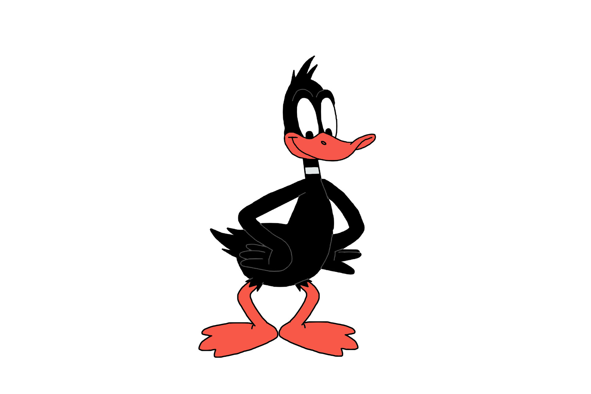 Daffy Duck in Looney Tunes Cartoons design by Ultra-Shounen-Kai-Z on ...