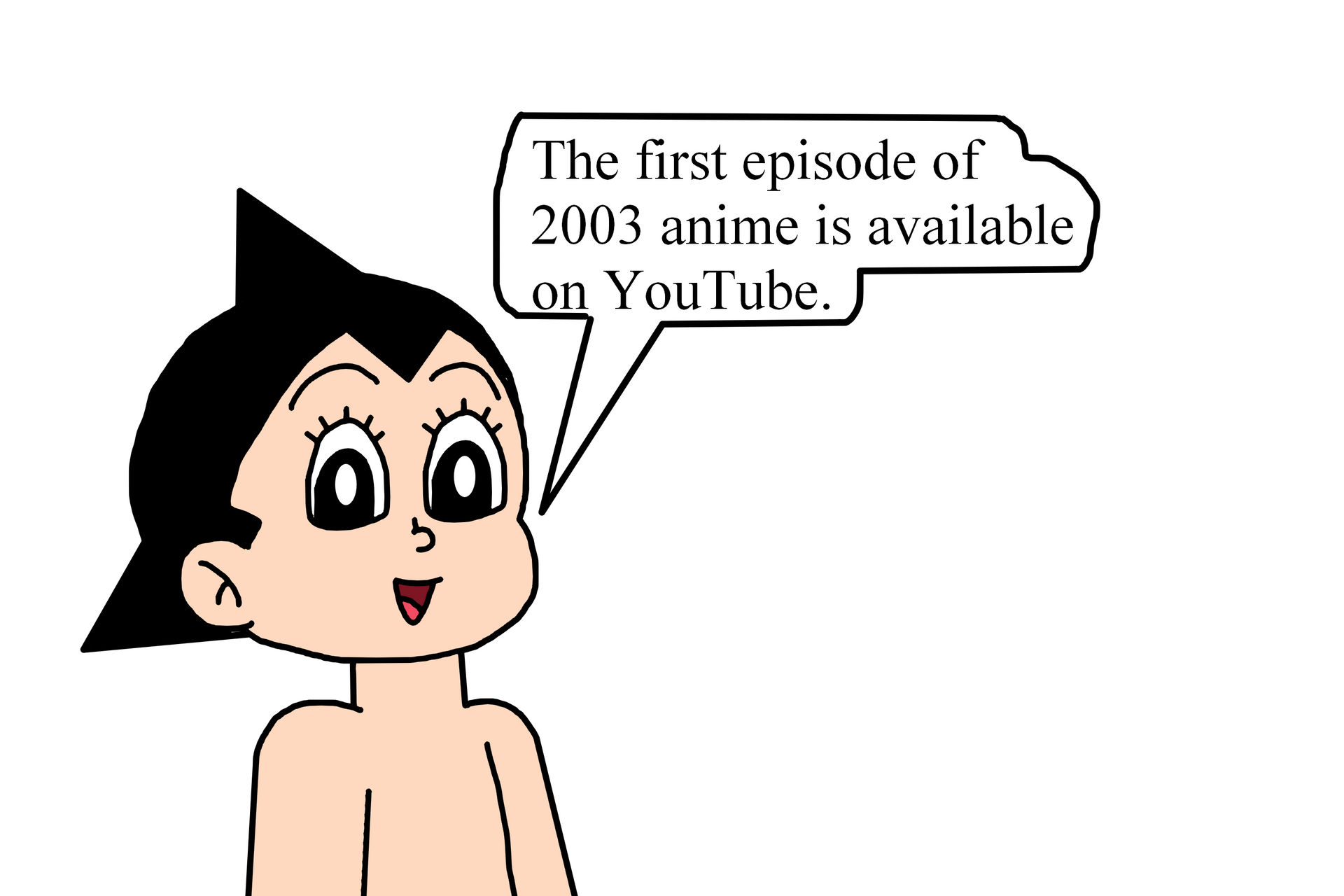 First episode of 2003 Astro Boy anime on YouTube by Ultra-Shounen-Kai-Z on DeviantArt First episode of 2003 Astro Boy anime on YouTube by Ultra-Shounen-Kai-Z on DeviantArt