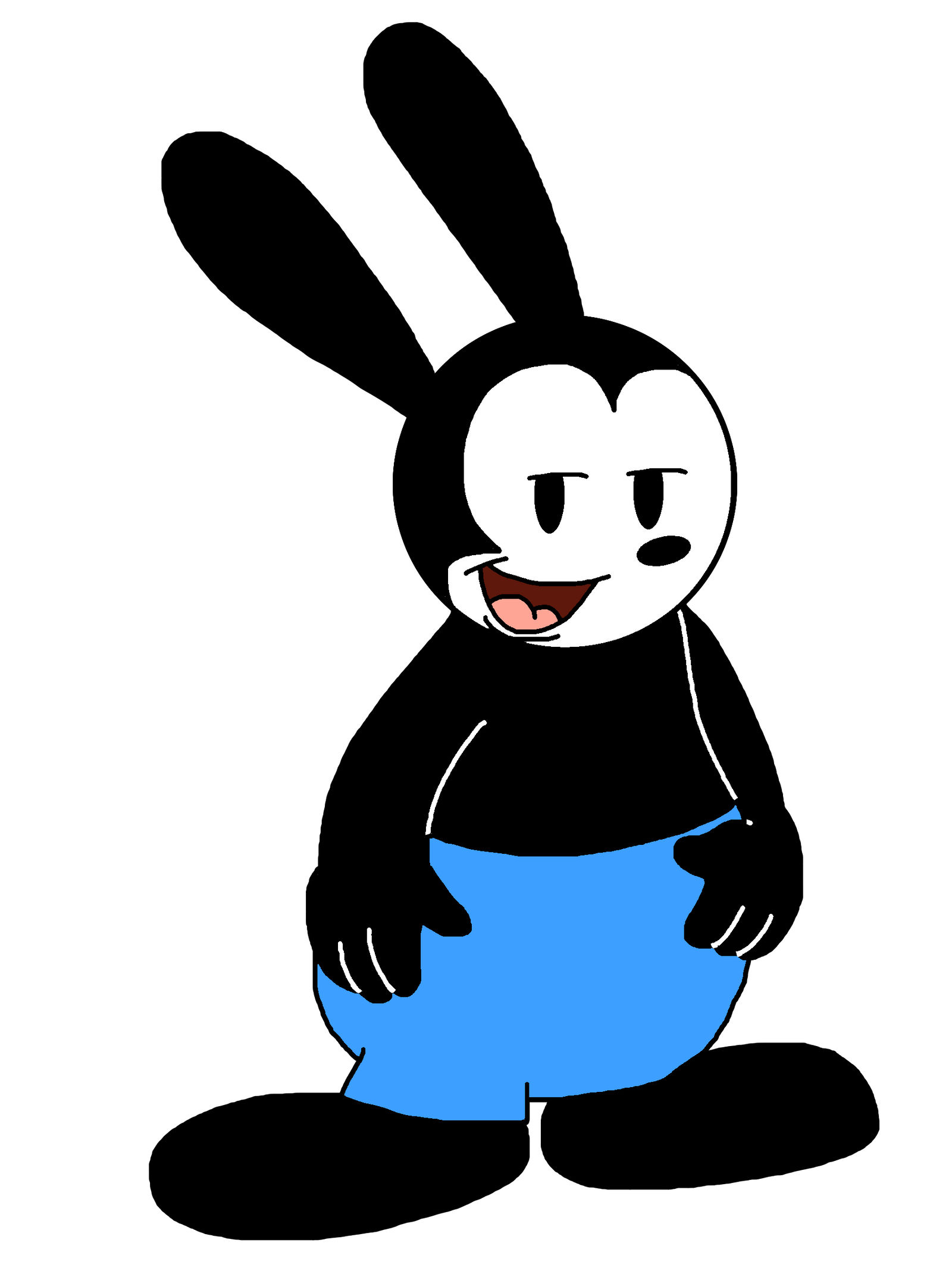 Oswald the Big Chungus Rabbit by Ultra-Shounen-Kai-Z on DeviantArt