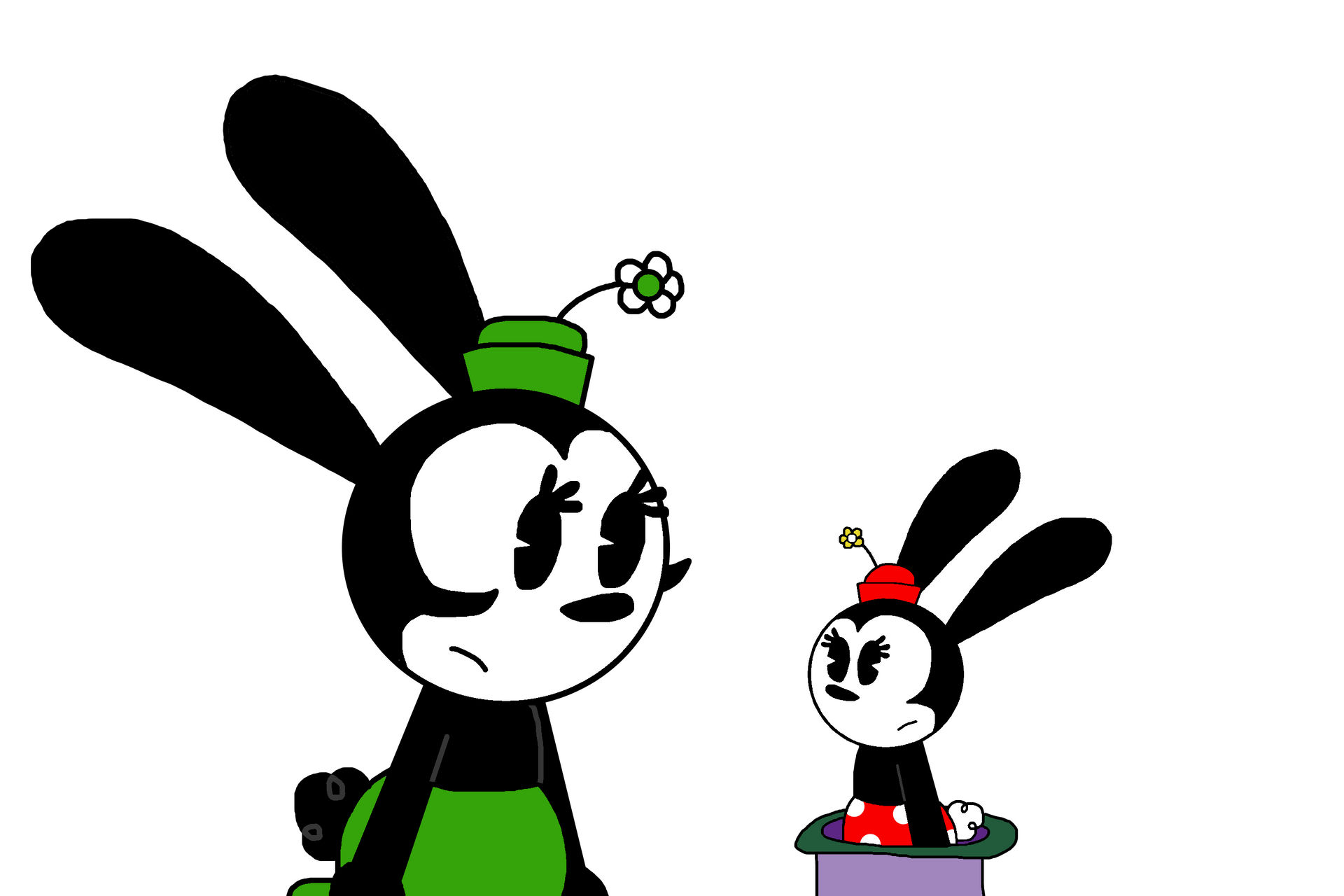 Fanny Cottontail meets Minnie turned rabbit by Ultra-Shounen-Kai-Z on ...