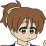 Ui Hirasawa with peace sign