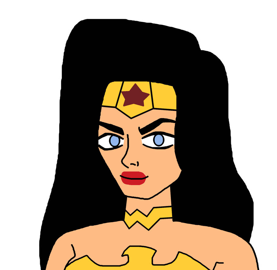 Wonder Woman on Harley Quinn design by Mega-Shonen-One-64 on DeviantArt.