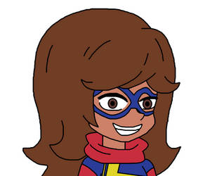 Ms. Marvel on MSHA design by Ultra-Shounen-Kai-Z