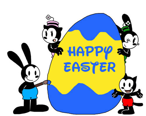 Happy Easter from Oswald Ortensia Fanny Homer