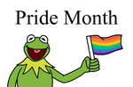 Pride Month with Kermit the Frog by Ultra-Shounen-Kai-Z