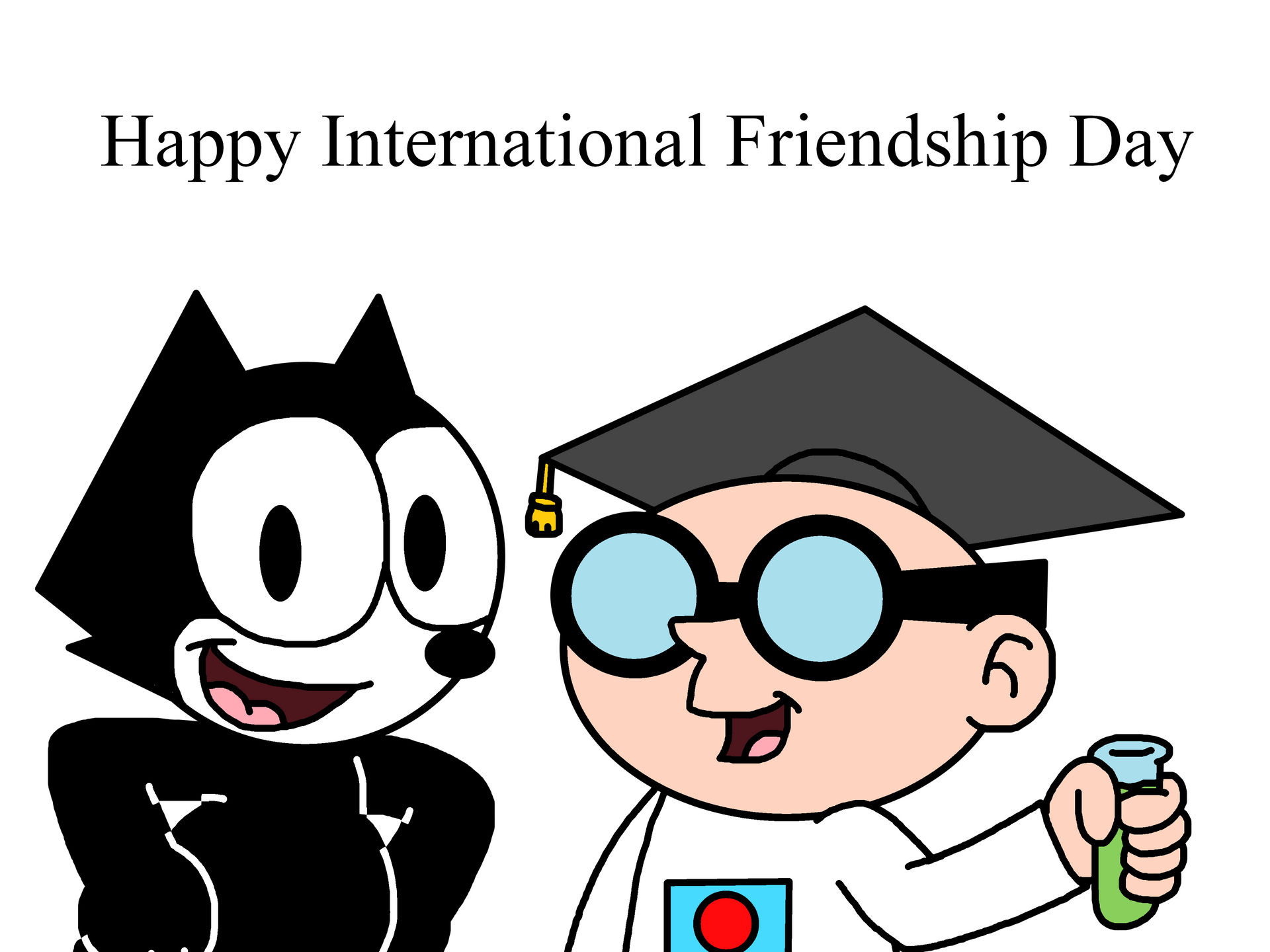 International Friendship Day with Felix Poindexter by Ultra-Shounen-Kai-Z  on DeviantArt