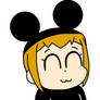 Popuko as Mickey Mouse