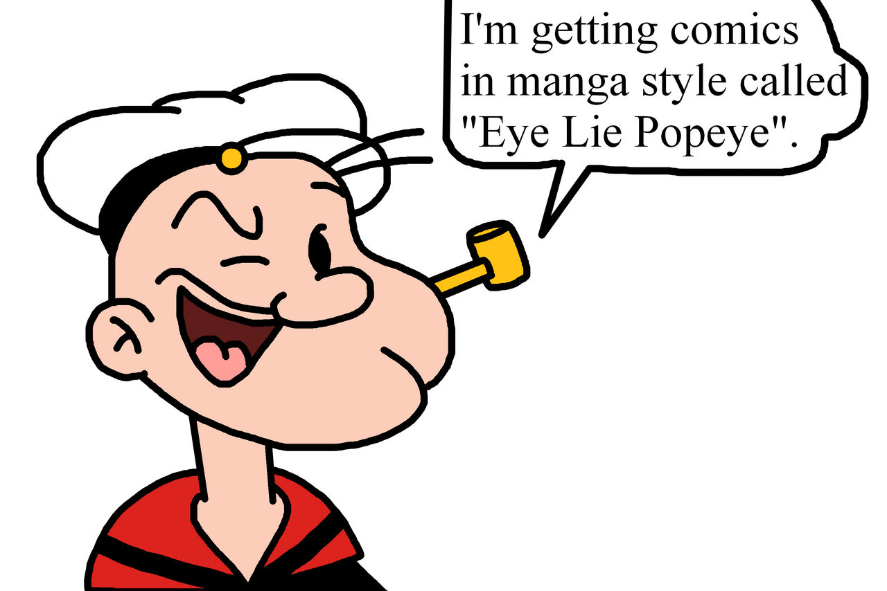 Popeye getting comics in manga style by Ultra-Shounen-Kai-Z on DeviantArt