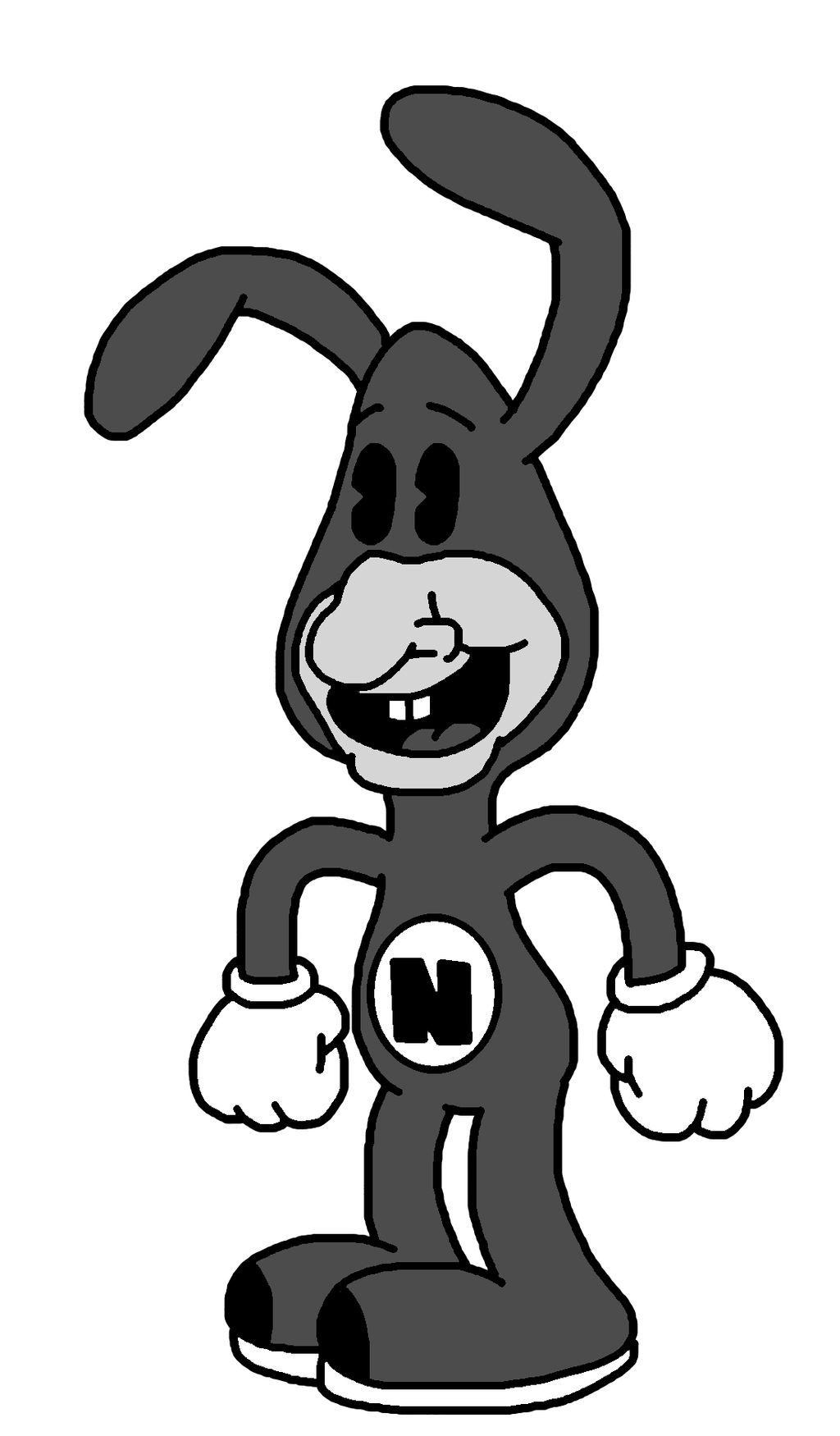 The Noid - Black-and-white cartoon style by Ultra-Shounen-Kai-Z on ...