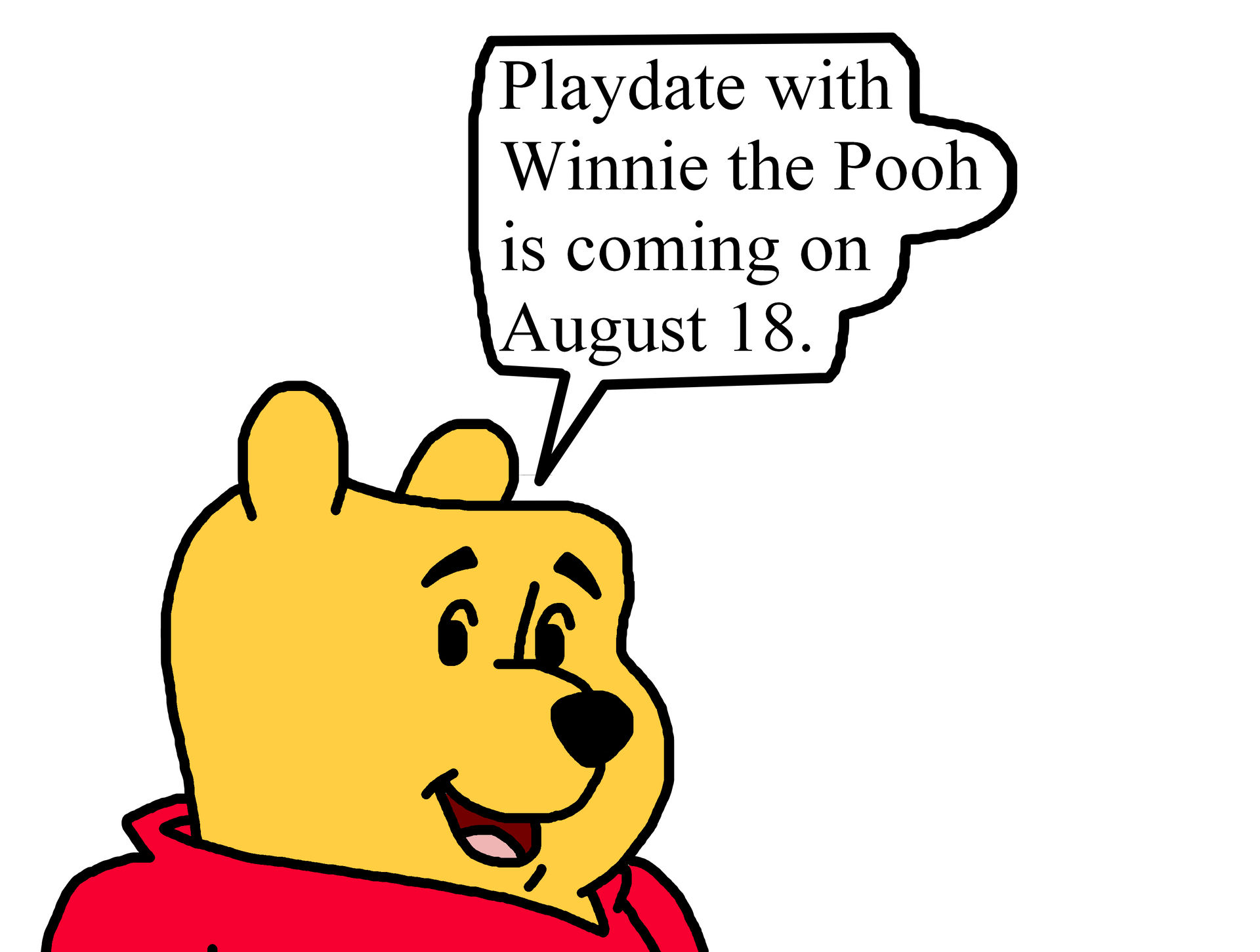 Playdate with Winnie the Pooh coming on Aug. 18 by Ultra-Shounen-Kai-Z ...