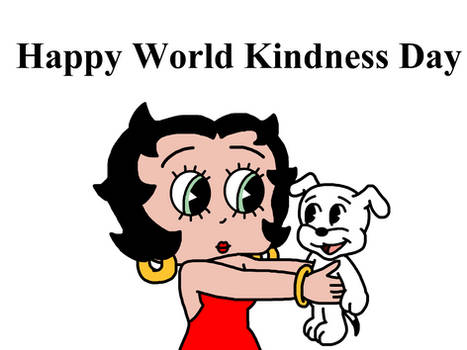 Happy World Kindness Day from Betty Boop and Pudgy
