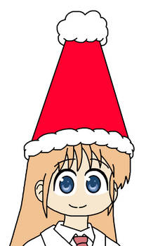 Hakase with Santa Claus hat