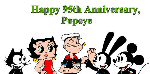 Happy 95th Anniversary, Popeye by Ultra-Shounen-Kai-Z