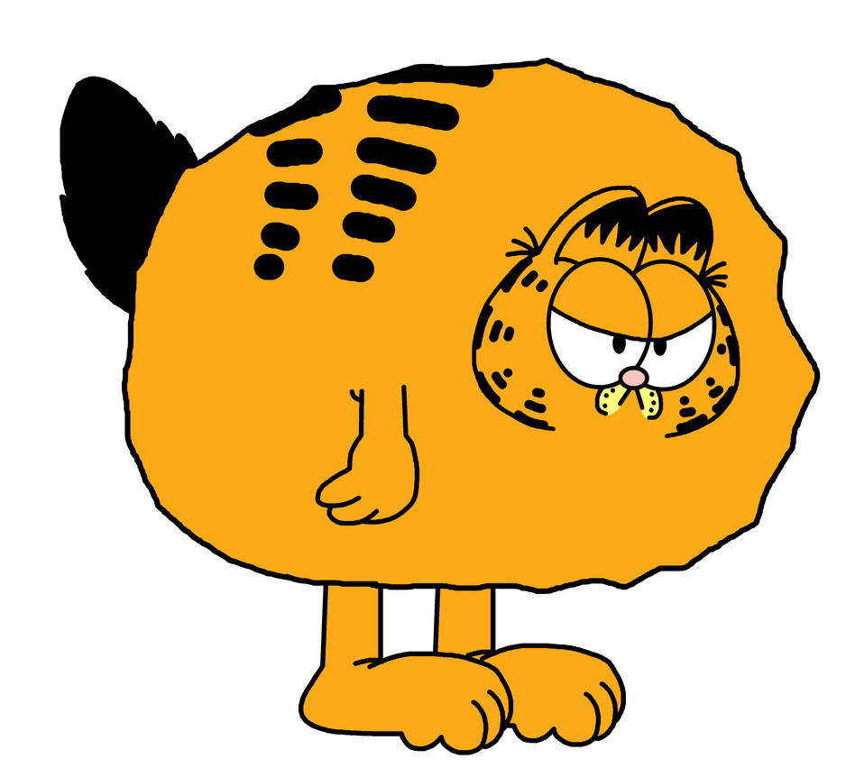 Fluffed Garfield by Ultra-Shounen-Kai-Z on DeviantArt