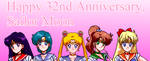 Happy 32nd Anniversary, Sailor Moon by Ultra-Shounen-Kai-Z