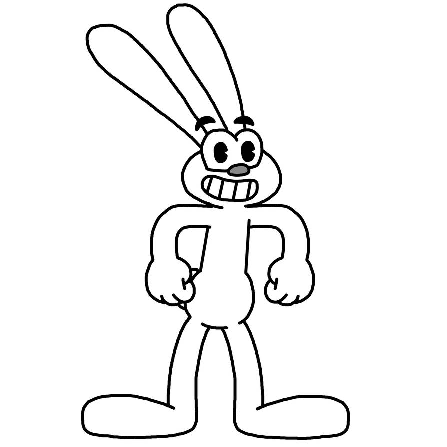 Trix Rabbit - Black-and-white cartoon style by Ultra-Shounen-Kai-Z on ...