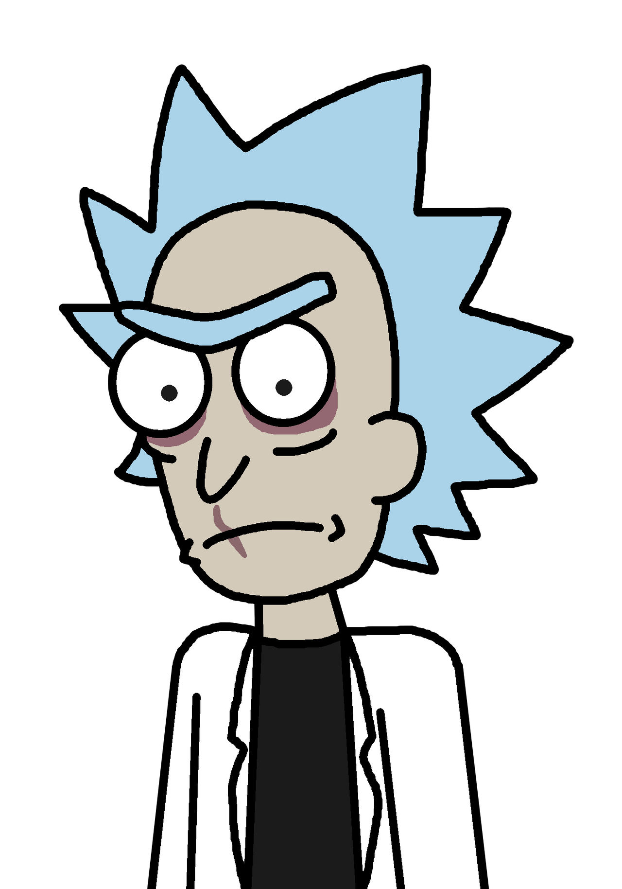 Deviled Rick Evil Rick by Ultra-Shounen-Kai-Z on DeviantArt