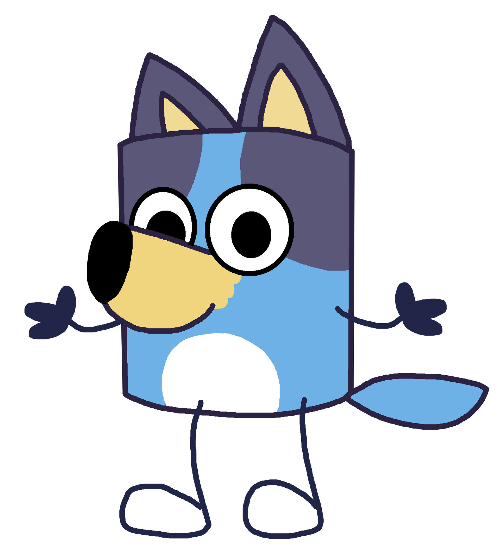 Doodle Bluey Heeler by Ultra-Shounen-Kai-Z on DeviantArt