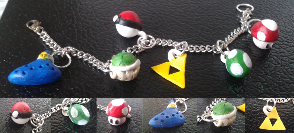 Nintendo Charm Bracelet