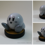 Retro Black and White Custom Kirby Amiibo