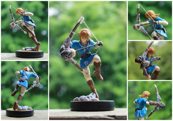 Custom Zelda Wii U Link Amiibo Figure